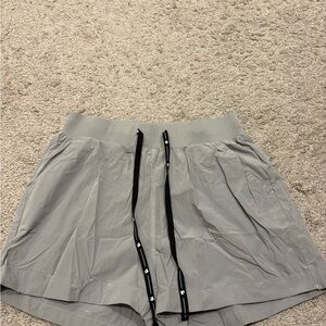 YoungLA Women's Athletic Shorts in Light Gray